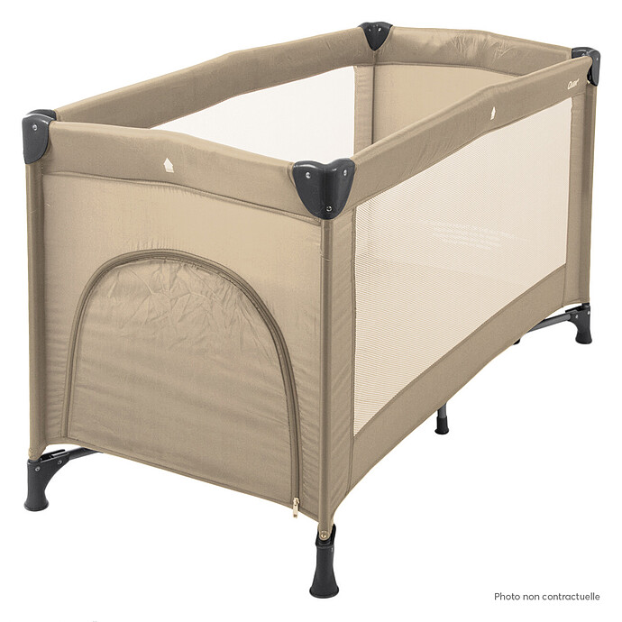 Lit Pliant avec Tirette - Beige Quax