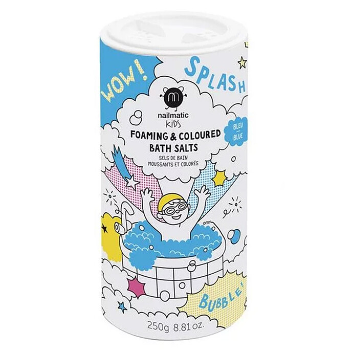 Sels de Bain Moussants Bleu - 250 g  Nailmatic