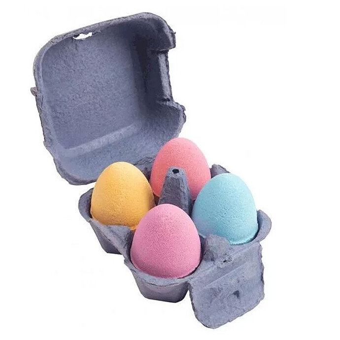 Lot de 4 Oeufs de Bain Cluk-Cluk Nailmatic