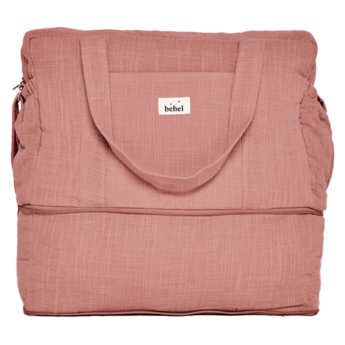 Sac à Langer Effet Lin 24/48H - Terracotta BEBEL