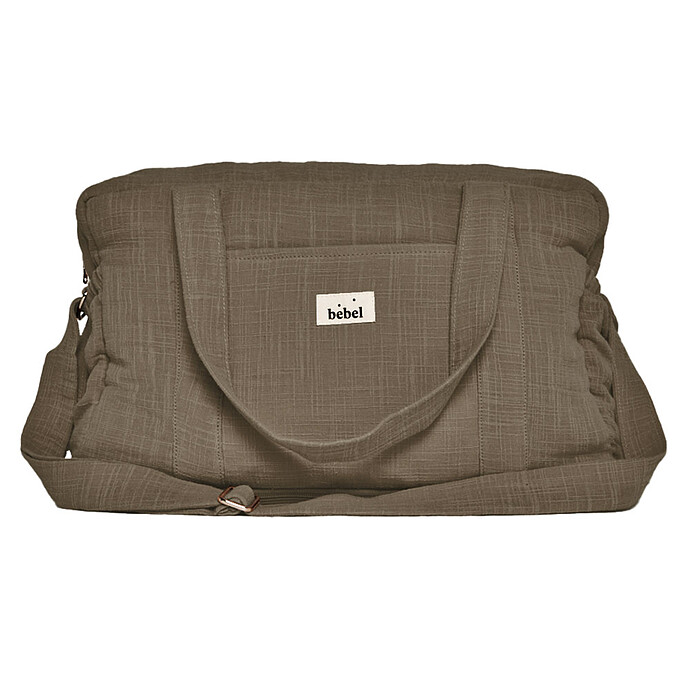 Sac à Langer Effet Lin 24/48H - Kaki BEBEL
