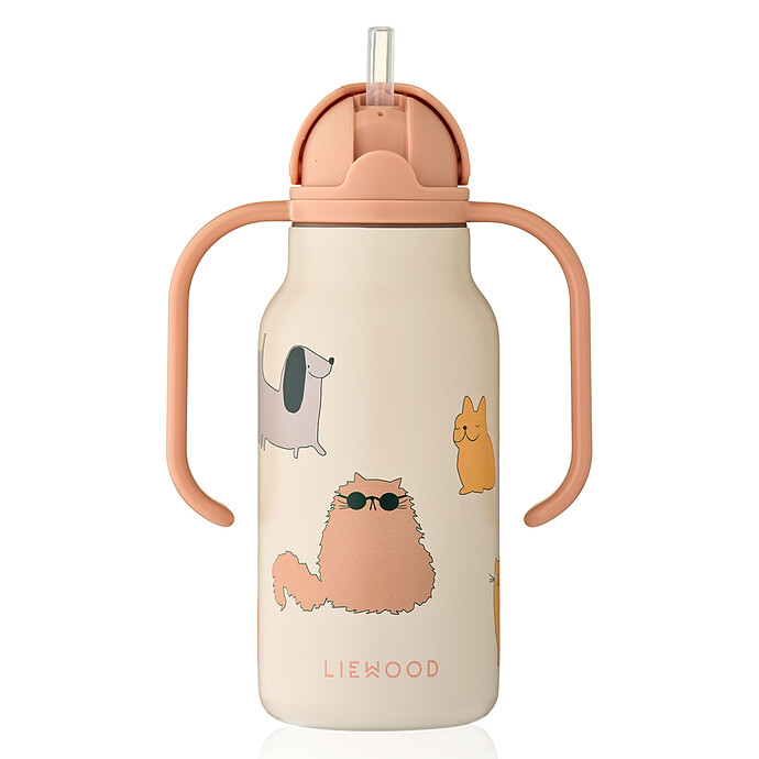 Achat Gourde avec Poignées Kimmie Cats and Dogs Sandy - 250 ml