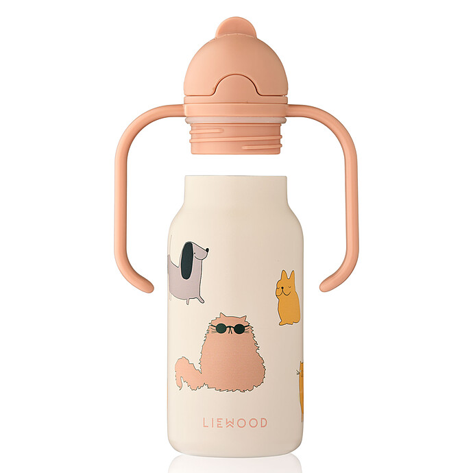 Gourde avec Poignées Kimmie Cats and Dogs Sandy - 250 ml pas cher