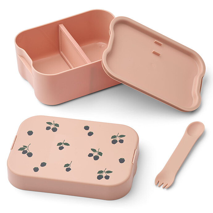 Lot Lunchbox et Gourde Chelsey - Berry Pale Tuscany Liewood