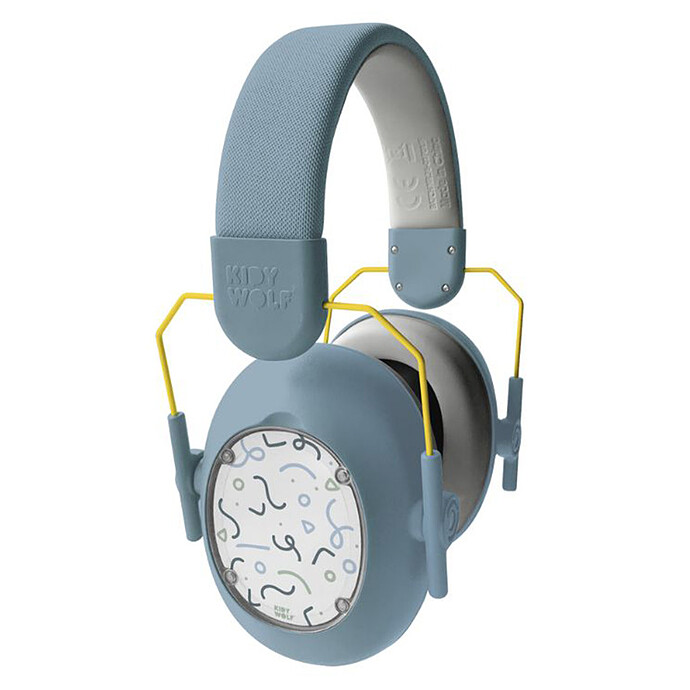 KidyNoise Casque Anti-Bruit - Bleu  Kidywolf