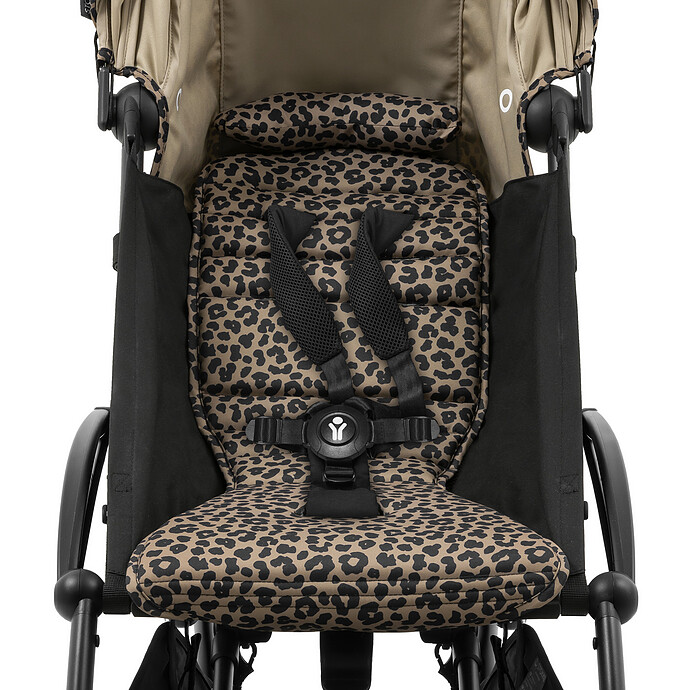 Poussette YOYO³ 6+ Chassis Noir - Leopard pas cher