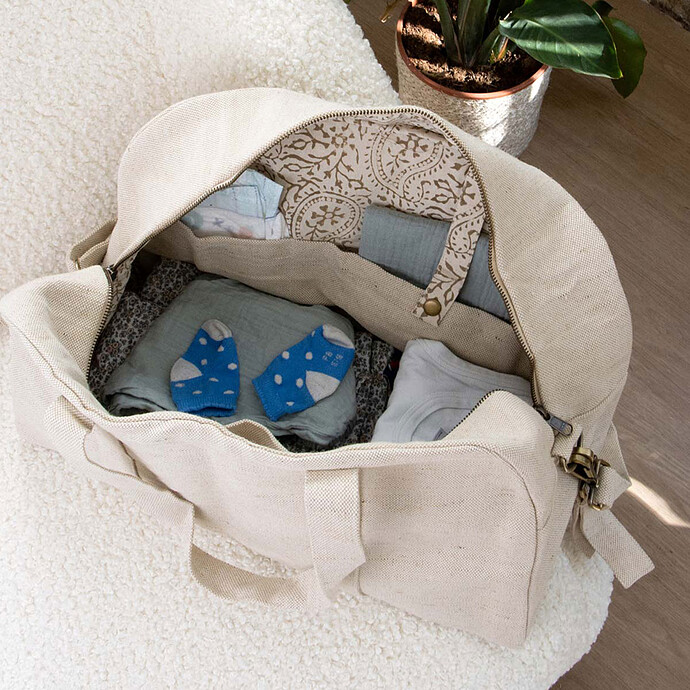 Avis Grand Sac à Langer Basile - Jute
