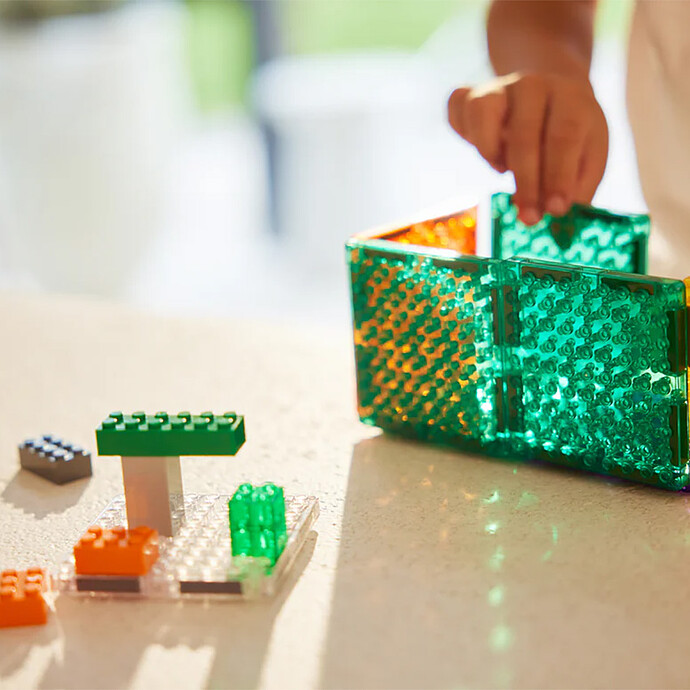 Achat Kit de 16 Tuiles Aimantées Compatibles LEGO & DUPLO