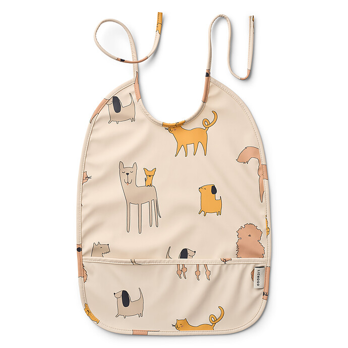 Bavoir Lai - Cats and Dogs Sandy Liewood