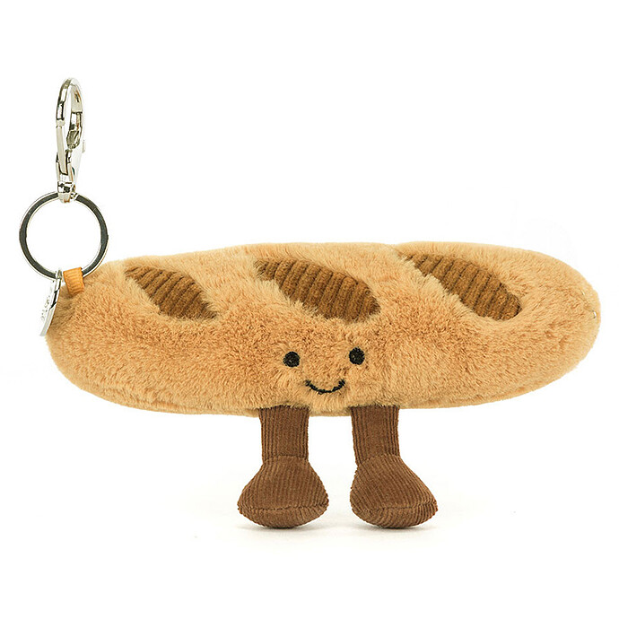 Porte-clé Amuseables Baguette Jellycat