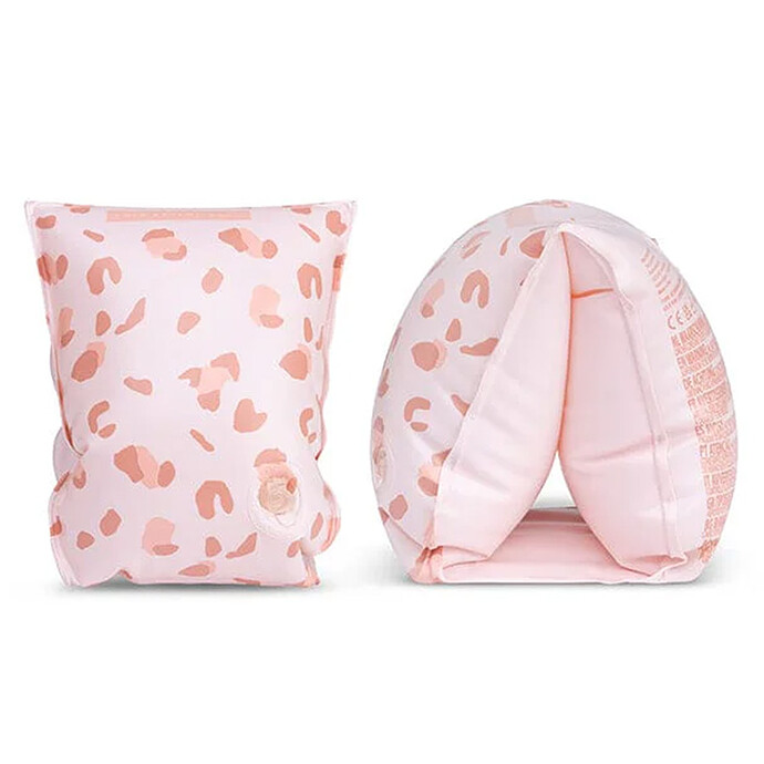 Brassards Leopard Rose Gold - 2/6 Ans Swim Essentials