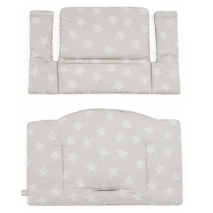 Achat Chaise Haute Tripp Trapp avec Baby Set et Coussin Classic - Blanc et Stars Silver