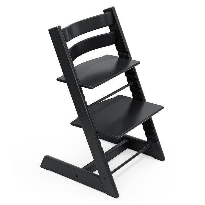 Chaise Haute Tripp Trapp avec Baby Set - Noir Stokke
