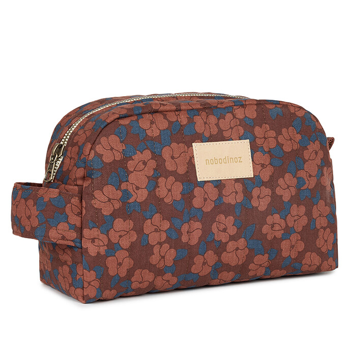 Trousse de Toilette Hyde Park - Maroon Popies Nobodinoz