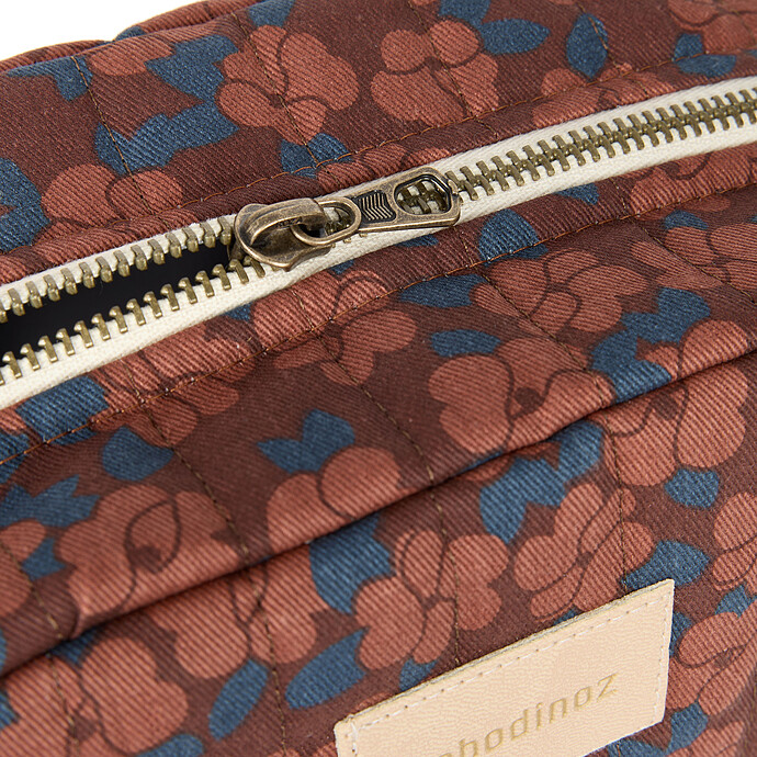 Trousse de Toilette Hyde Park - Maroon Popies Nobodinoz
