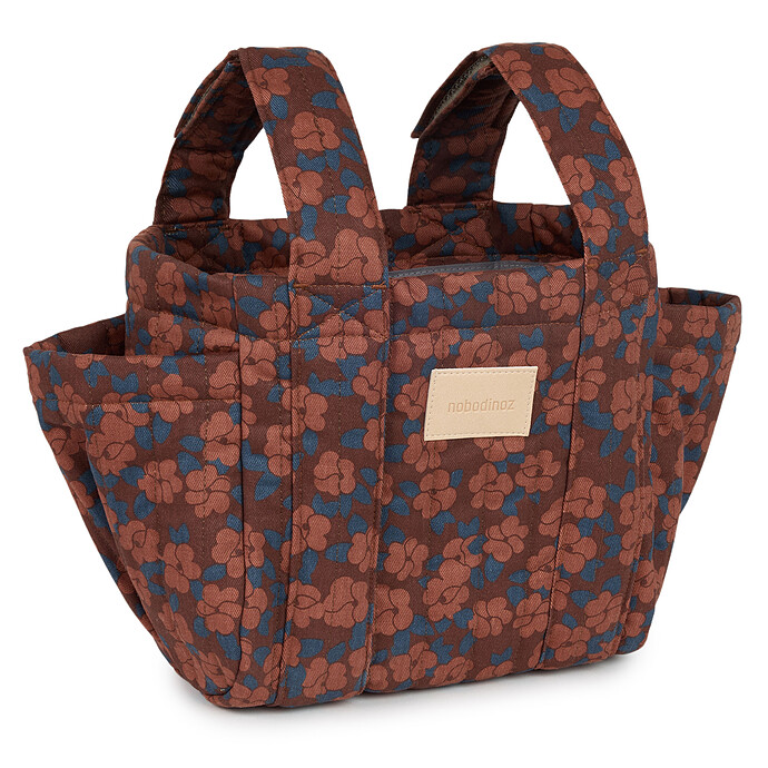 Organisateur de Poussette Hyde Park - Maroon Popies Nobodinoz