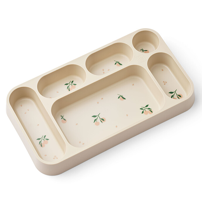 Assiette Compartimentée Mosu - Peach Sea Shell Liewood