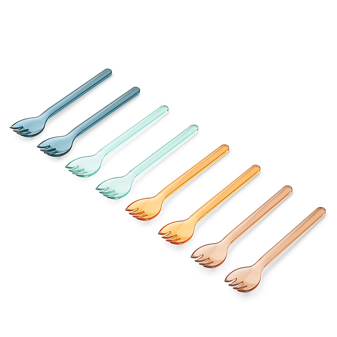 Lot de 8 Fourchettes en Tritan Alonso - Indigo Multi Mix  Liewood