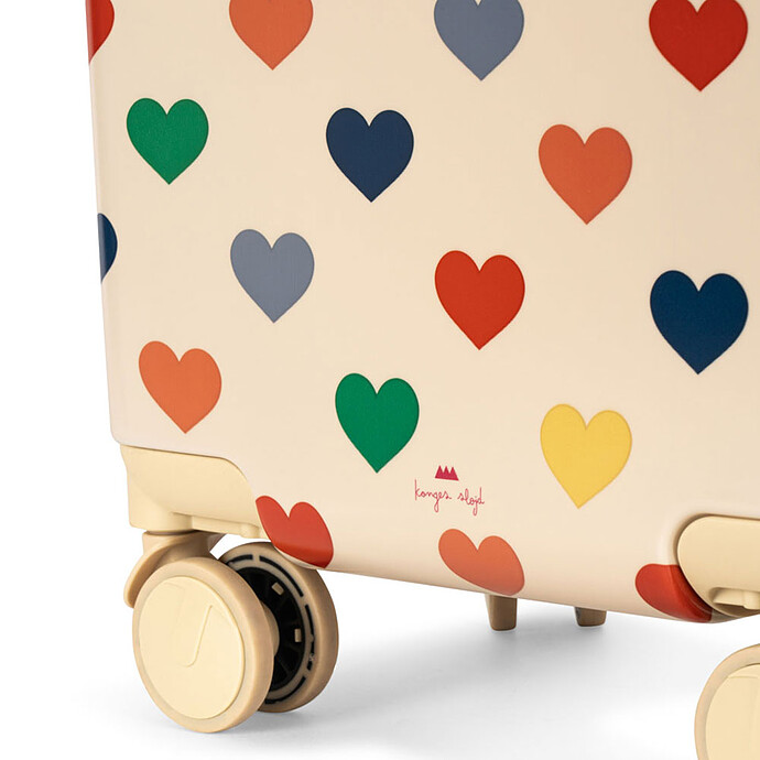 Valise - Bon Coeur Coloré pas cher