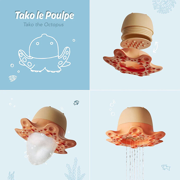 Jouet de Bain Flot - Tako le Poulpe Oppi Toys