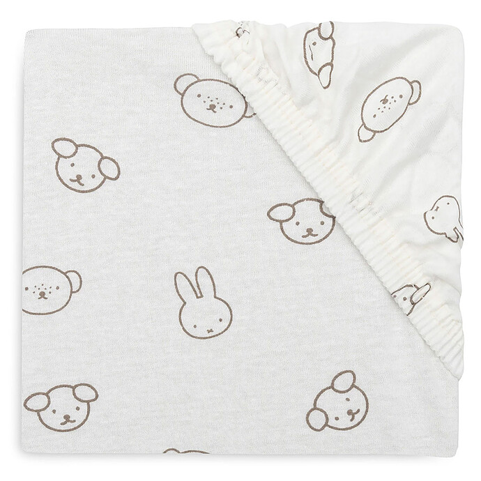 Drap Housse Jersey Miffy and Friends - 70-75 x 140-150 cm  Jollein