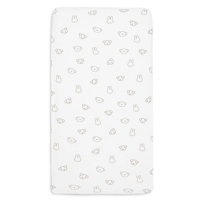 Drap Housse Jersey Miffy and Friends - 70-75 x 140-150 cm  Jollein