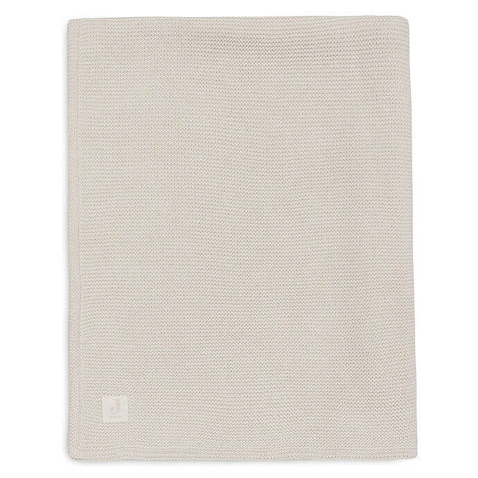 Couverture Lit Bébé Basic Knit - Oatmeal Velvet Jollein