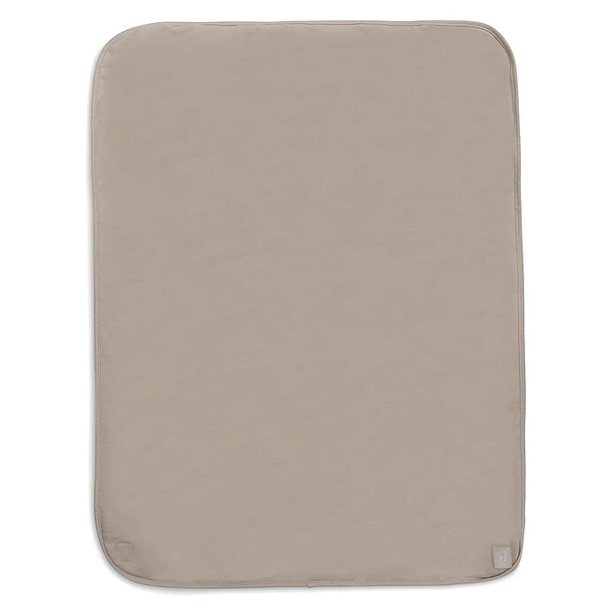 Couverture Berceau Basic Jersey Sherpa - Warm Sand Jollein