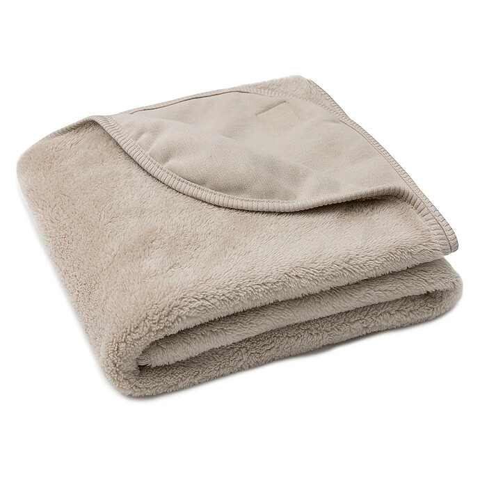 Avis Couverture Berceau Basic Jersey Sherpa - Warm Sand