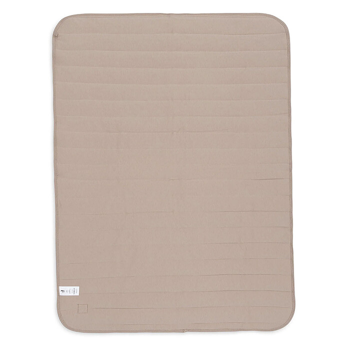 Couverture Berceau Velvet Rib - Milky Coffee Jollein