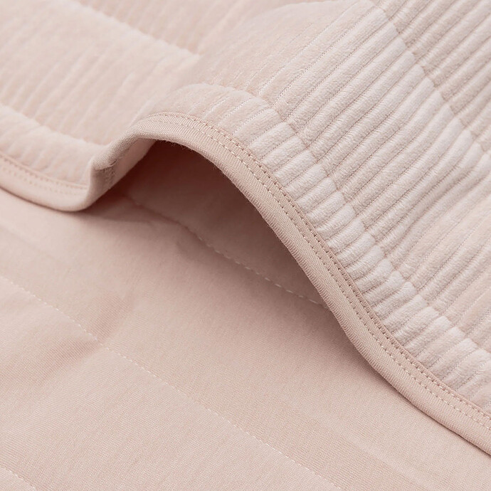 Couverture Berceau Velvet Rib - Wild Rose pas cher