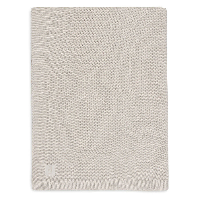 Couverture Lit Bébé Basic Knit - Oatmeal  Jollein