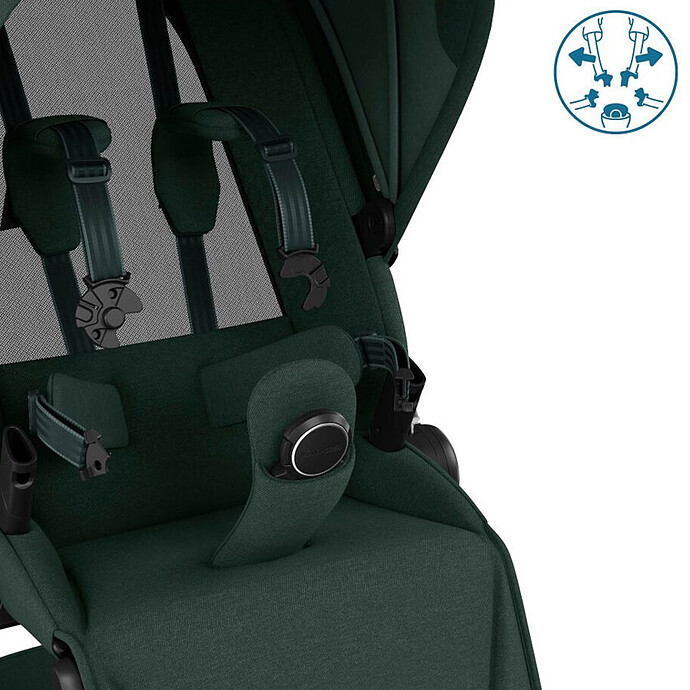 Achat Poussette Fame - Twillic Green
