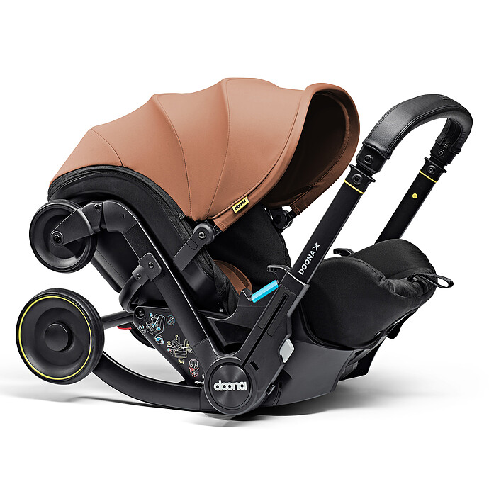 Siège Auto i-Size Groupe 0+ / Poussette Doona X - Terracota pas cher