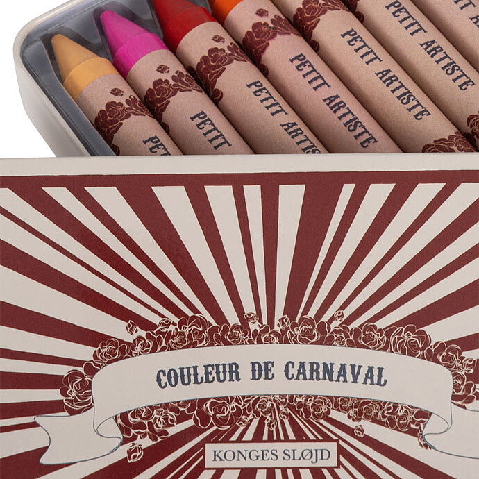 Lot de 10 Crayons de Cire - Multi Konges Sløjd
