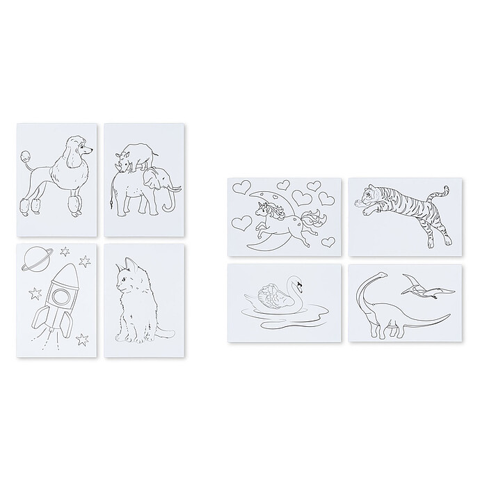 Kit de Dessin sur Vitres - Mutli Konges Sløjd