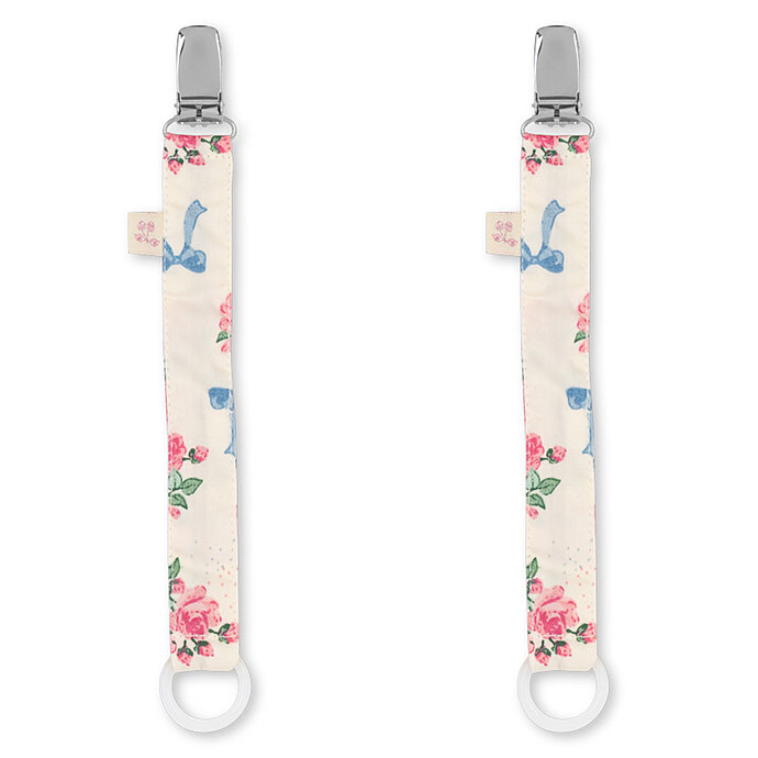 Lot de 2 Attaches Tétines - Bella Rosita Konges Sløjd