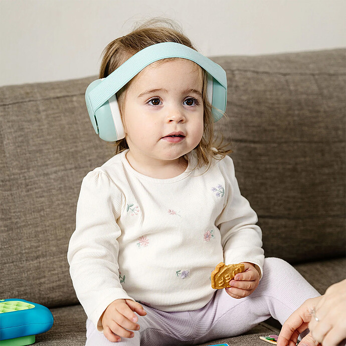 Avis Casque Anti-bruit pour Bébés - Blanc et Vert