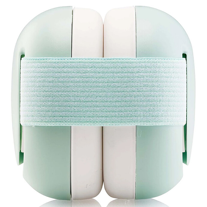 Achat Casque Anti-bruit pour Bébés - Blanc et Vert