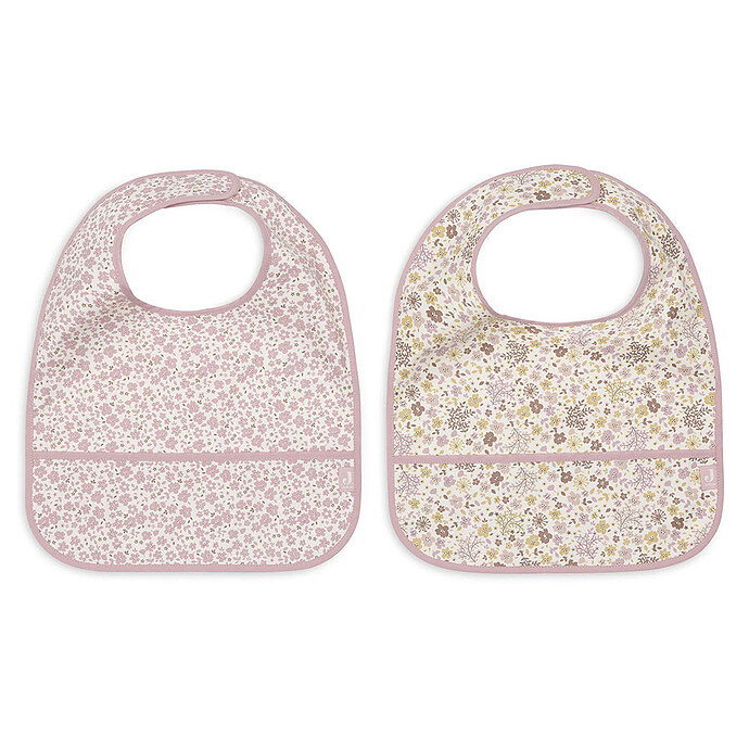 Lot de 2 Bavoirs Imperméables - Flower Fairies Jollein
