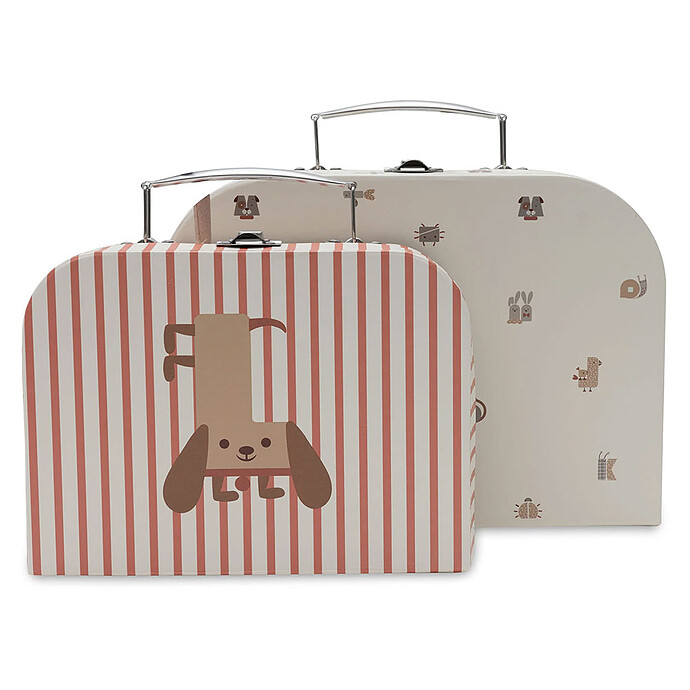 Lot de 2 Valisettes à Jouets - Animal Friends Jollein