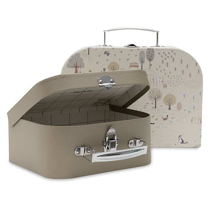 Lot de 2 Valisettes à Jouets - Tiny Park Jollein
