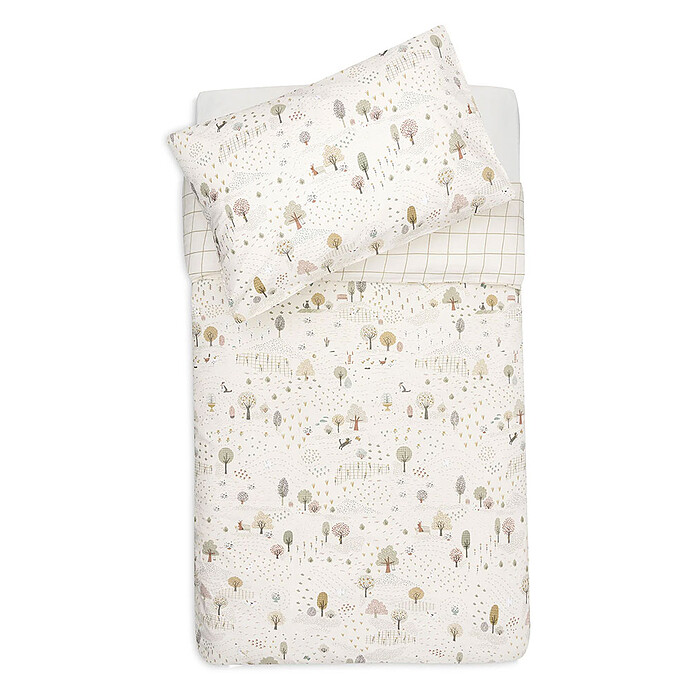 Housse de Couette et Taie Tiny Park - 100 x 140 cm  Jollein
