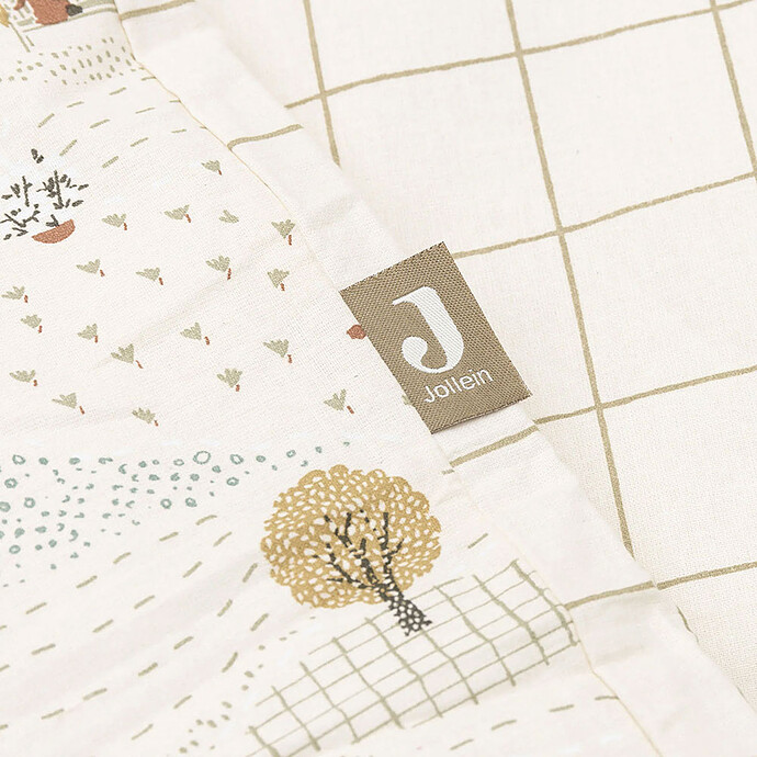 Housse de Couette et Taie Tiny Park - 100 x 140 cm  Jollein