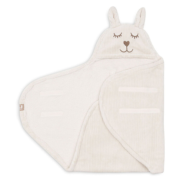 Couverture Portefeuille Bunny Cloudy Rib - Oatmeal Jollein