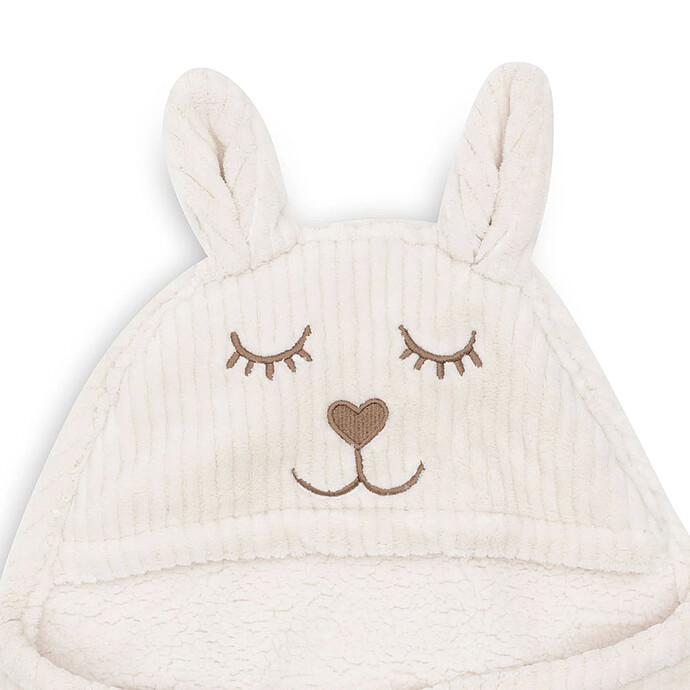 Couverture Portefeuille Bunny Cloudy Rib - Oatmeal pas cher