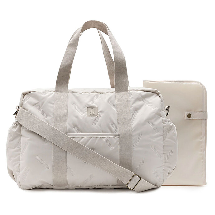 Sac à Langer Embossed Lily - Sand Jollein