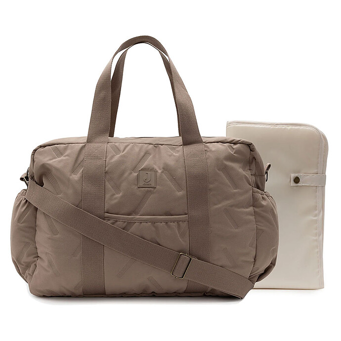 Sac à Langer Embossed Lily - Milky Coffee Jollein