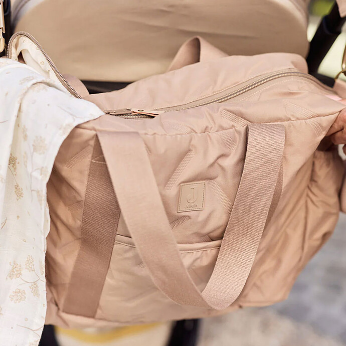 Avis Sac à Langer Embossed Lily - Milky Coffee