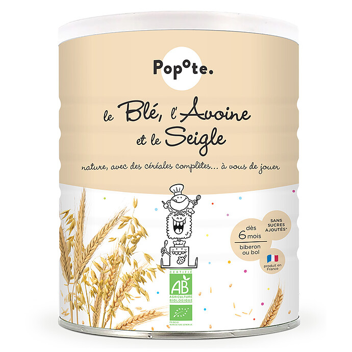 Les Céréales Blé, Avoine et Seigle - 220 g Popote
